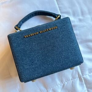 AUTHENTIC Brandon Blackwood Mini Kendrick Trunk Blue Denim